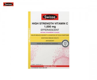 Swisse 高浓度维他命C泡腾片1000mg 60片 Swisse 高浓度维他命C泡腾片1000mg 60片